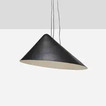 Bent Bille, Bille lamp, model 16519, c. 1955, enameled aluminum