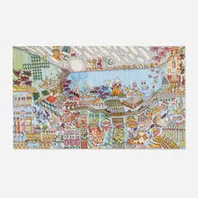 Stanley Tigerman, Career Collage, 1983, lithograph in colors