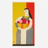 Evelyn Ackerman, Campesina tapestry, 1969, hand-woven wool