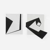 Katy Barkan, Untitled (Obelisk Studies), set of two, 2021, vinyl, polycarbonate