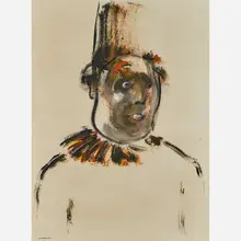 Untitled by Rafael Coronel, Mexico, sold Nov 2018