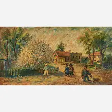 Untitled by David Burliuk, Ukraine/USA, sold Nov 2018
