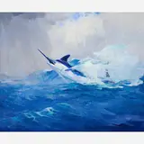 William Goadby Lawrence, Untitled (Leaping Marlin)