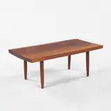 coffee table by George Nakashima, 1965, walnut, sold Jun 2001