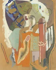 'Gracie' by William Crosbie Rsa Rgi, gouache, watercolour, pencil and crayon, sold May 2019