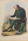 R. R. McIan, Clans of the Scottish Highlands, A set of ten framed and glazed hand-coloured aquatint plates by Dickinson