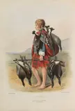 R. R. McIan, Clans of the Scottish Highlands, A set of ten framed and glazed hand-coloured aquatint plates by Dickinson