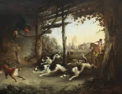 James Bateman, Chasing the Fox, oil on canvas