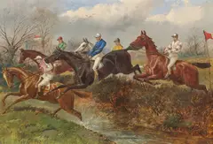 John Sturgess, How to out against the Chestnut, oil on canvas