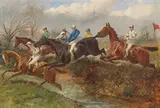 John Sturgess, How to out against the Chestnut, oil on canvas