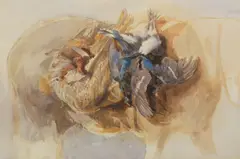 Frederick, Pony and Game including Grouse & Blackcock, watercolour