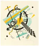 Wassily Kandinsky, Kleine Welten IV, 1922, Farblithografie auf Japan