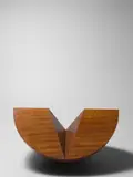 Max Bill, Zwilling als Viertelkugel, 1968, Holz