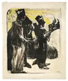 Emil Nolde, Die Heiligen Drei Könige, 1912, Farblithographie auf Japanbütten