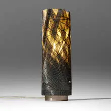 Patterns, Kill Bill lamp, 2012, carbon and aramid fibers, aluminum