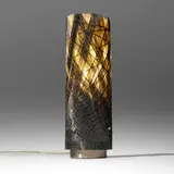 Patterns, Kill Bill lamp, 2012, carbon and aramid fibers, aluminum