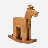 Kelso, the Rocking Horse by Pamela Weir-Quiton, 1967, wormy chestnut, walnut, sold Sep 2024