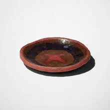 Jb Blunk, Plate, c. 1975, glazed earthenware