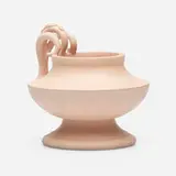 Vase by Alexander W. Robertson for Alberhill Pottery, 1914, bisque earthenware, sold Sep 2024