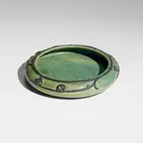 Arequipa Pottery, Low bowl, 1911-18, glazed earthenware with squeeze-bag decoration