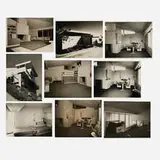 Julius Shulman, Collection of nine photographs of the R.M. Schindler Walker House, Los Angeles