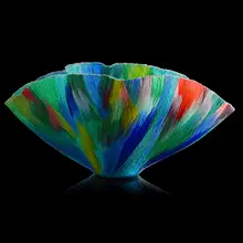 Toots Zynsky, Large filet-de-verre vessel