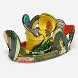 Betty Woodman, Sculptural vegetable soup tureen and charger