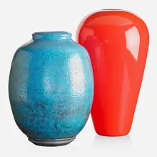 Charles Pearson, Large blue pottery vase