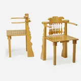 Garry Knox Bennett, Pair of African side chairs