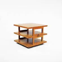 1940s, table, burl , brass