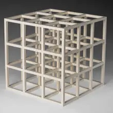 Sol LeWitt, Untitled, 1979, painted steel