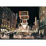 Lawrence Edwin Blazey, Times Square, c. 1930, gouache on paper