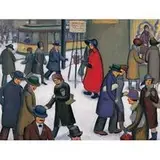 Ethel Spears, Winter Street Scene, c. 1930, oil on canvas