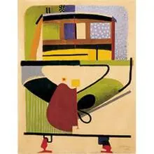Art Brenner, Untitled (Nautical Theme), 1947, oil on paper
