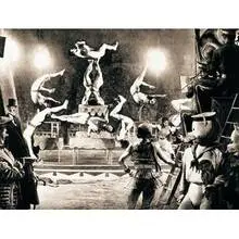 Tumblers by Robert Riggs, 1936, lithograph on paper, sold May 2001