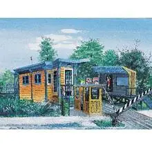 Aaron Bohrod, Suburban Station, c. 1938, gouache on artist board