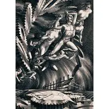 Harry Sternberg, Dance of the Machine-The Present, lithograph on paper
