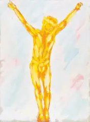 Salomé, Christus weiß, 1982, Acryl auf Leinwand