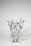 Radoslav Kratina, Variabile. 1980er Jahre, Objekt mit 63 beweglichen Quadern aus Aluminium
