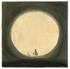 Mond by Norbert Schwontkowski, 1998, Pigment und Leinöl auf Leinwand, sold May 2014