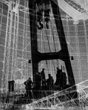 Heinz Hajek-Halke, Mittagspause – Belichtungsmontage, 1932, Vintage. Silbergelatineabzug, Mehrfachbelichtung