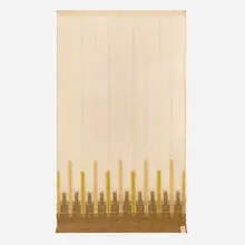 Textile sample by Maria Kipp, c. 1950, cotton, wool, rayon, linen, sold Sep 2024