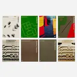Architectural Pottery, Collection of eight catalogs from the offices of A. Quincy Jones, 1971-75, printed paper