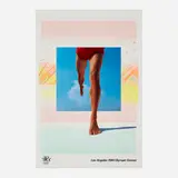 Jayme Odgers and April Greiman, 1984 Los Angeles Olympics poster, 1982-1984, offset lithograph in colors