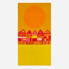 Donald Leake, Seaside tapestry, 1964, hand-woven wool