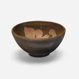 Bowl by Toshiko Takaezu, c. 1988, glazed porcelain, sold Jul 2024