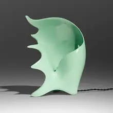Antonia Campi, Conchiglia table lamp, c. 1953, glazed earthenware