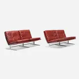 Preben Fabricius and Jørgen Kastholm, Settees model BO561, pair