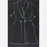 Black and White Bathrobe by Jim Dine, sold May 2018