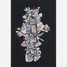 Epiphanor by Jean Dubuffet, France, sold May 2018